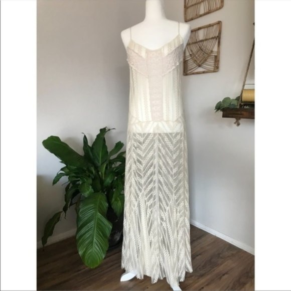 free people lace maxi